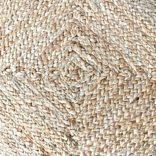 Jute pouffe, foot stool or low seat